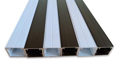 Fixed Window Extruded Aluminum Channel Shapes High Precise Length UV Resistance