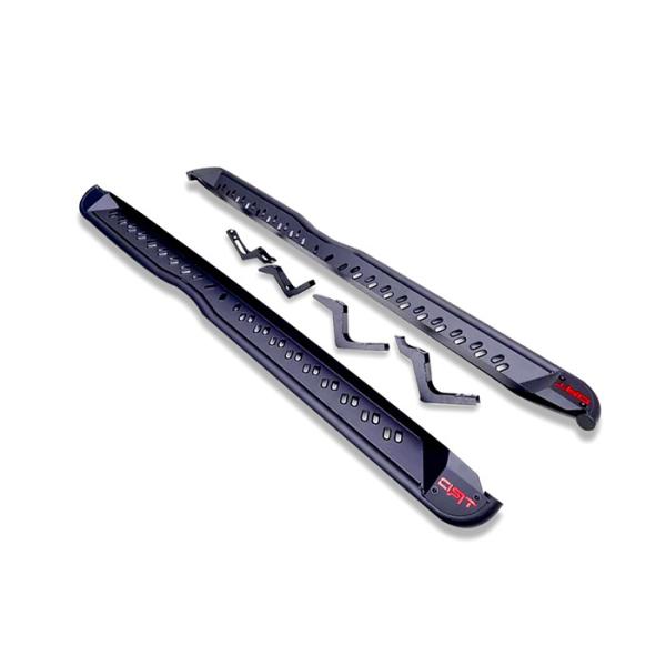 Premium Steel Black Side Step Running Board For Pickup Toyota Hilux Revo