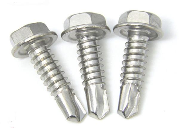 4.2mm A193 B8 A453 GR660 cabeça de flange Pan parafusos de auto-perfuração DIN7504