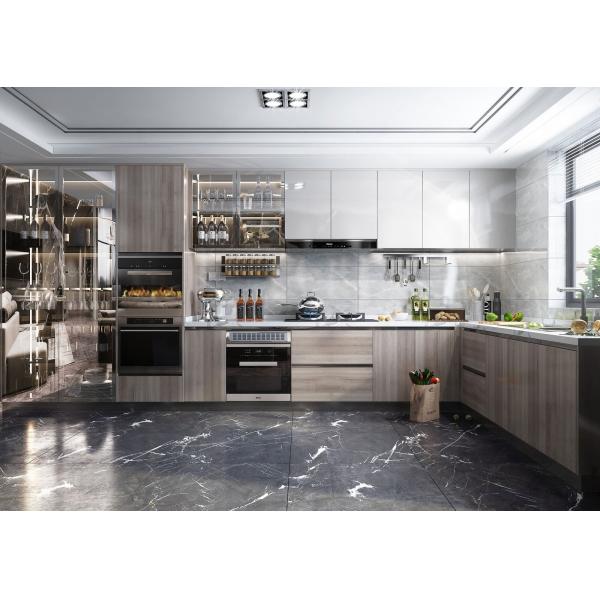 Luxury Design Home Furniture Kitchen Cabinet Lacquer Finish Wooden Cabinet