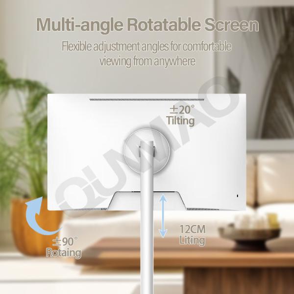 Qtenboard Interactive 21.5 27 32 インチ スマートモバイルタッチスクリーン ポータブルテレビ 2k HDディスプレイ Android 13 ローリングテレビスタンド ポータブル