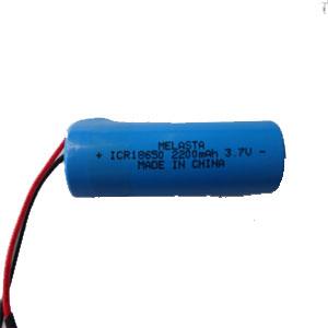 3.7V 18650 Li-ion Battery Pack 2200mAh With CE , RoHS Approved