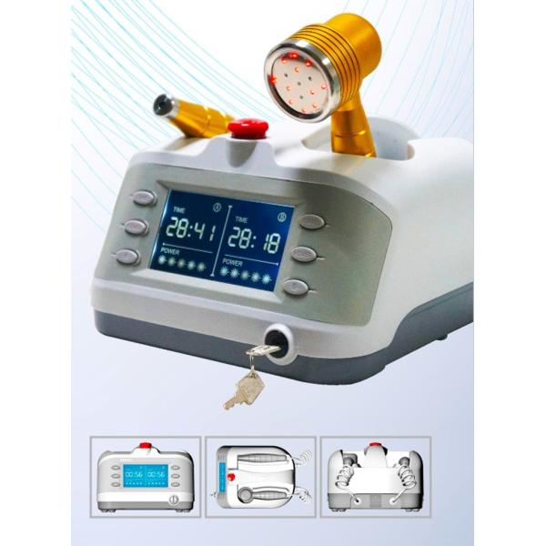 40C To 55C 2 Handles Laser Pain Relief Machine GaAlAs Semiconductor