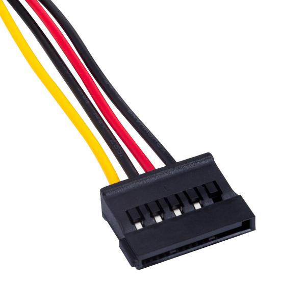SATA 4 Pin IDE To 15 Pin HDD Power Adapter Cable Hard Drive Adapter Power Supply Cable