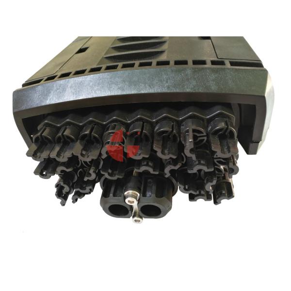 1 x 8 Fiber Optic Splitter Box , 24 Ports PP Fiber Optic Splitter Closure Black