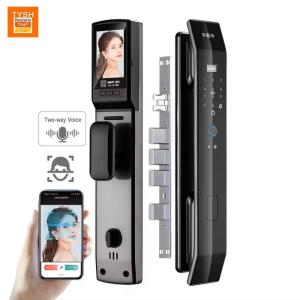 Smart WiFi Mortise Lock 3D Face Recognition Door Lock Camera Video Lock