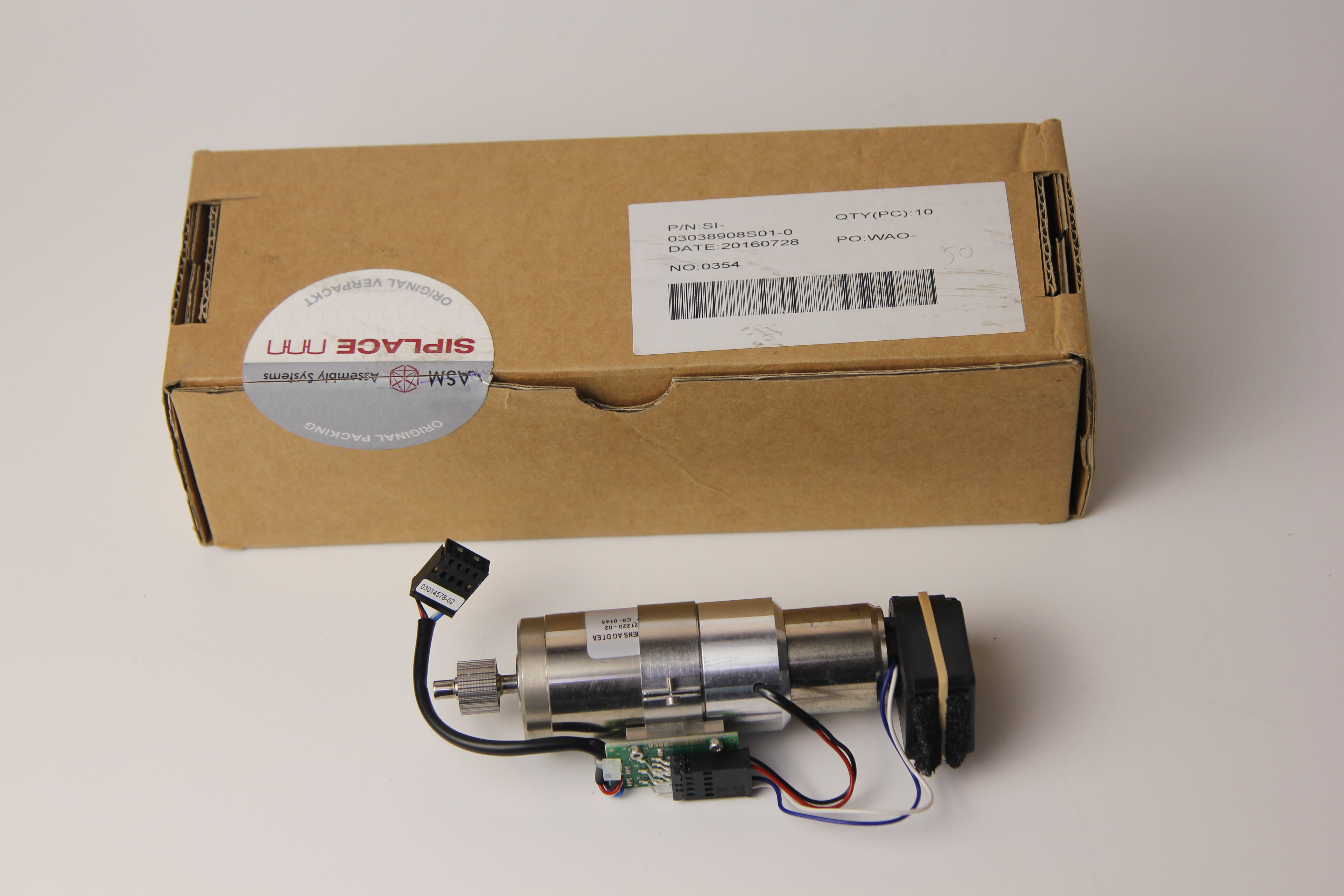 мотор оси запасных частей SIPLACE z 03038908S01-0 SMT для обломока Mounter
