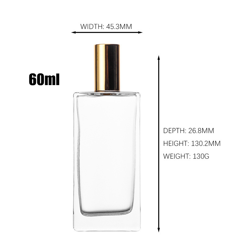 Aluminum Sprayer Vintage Glass Fragrance Bottle Lightweight Classic Look Ideal for Perfume Essential Oils and Aromatherapy 30ml 60ml 90ml