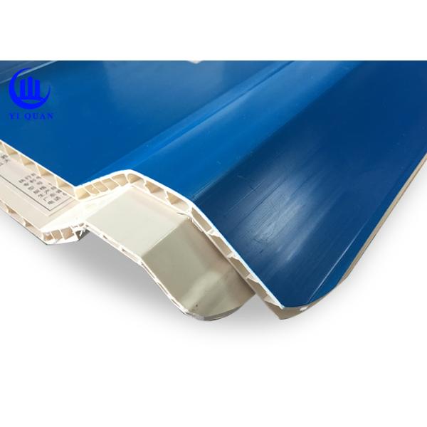 930mm PVC Hole Roof Sheet 10mm grueso diseño de paredes gemelas
