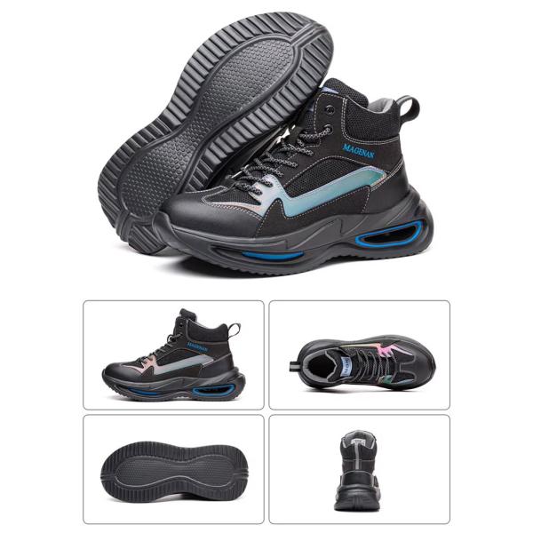 Welding Safety Shoes With Kevlar Plate Yellow Lightweight Steel Toe Boots