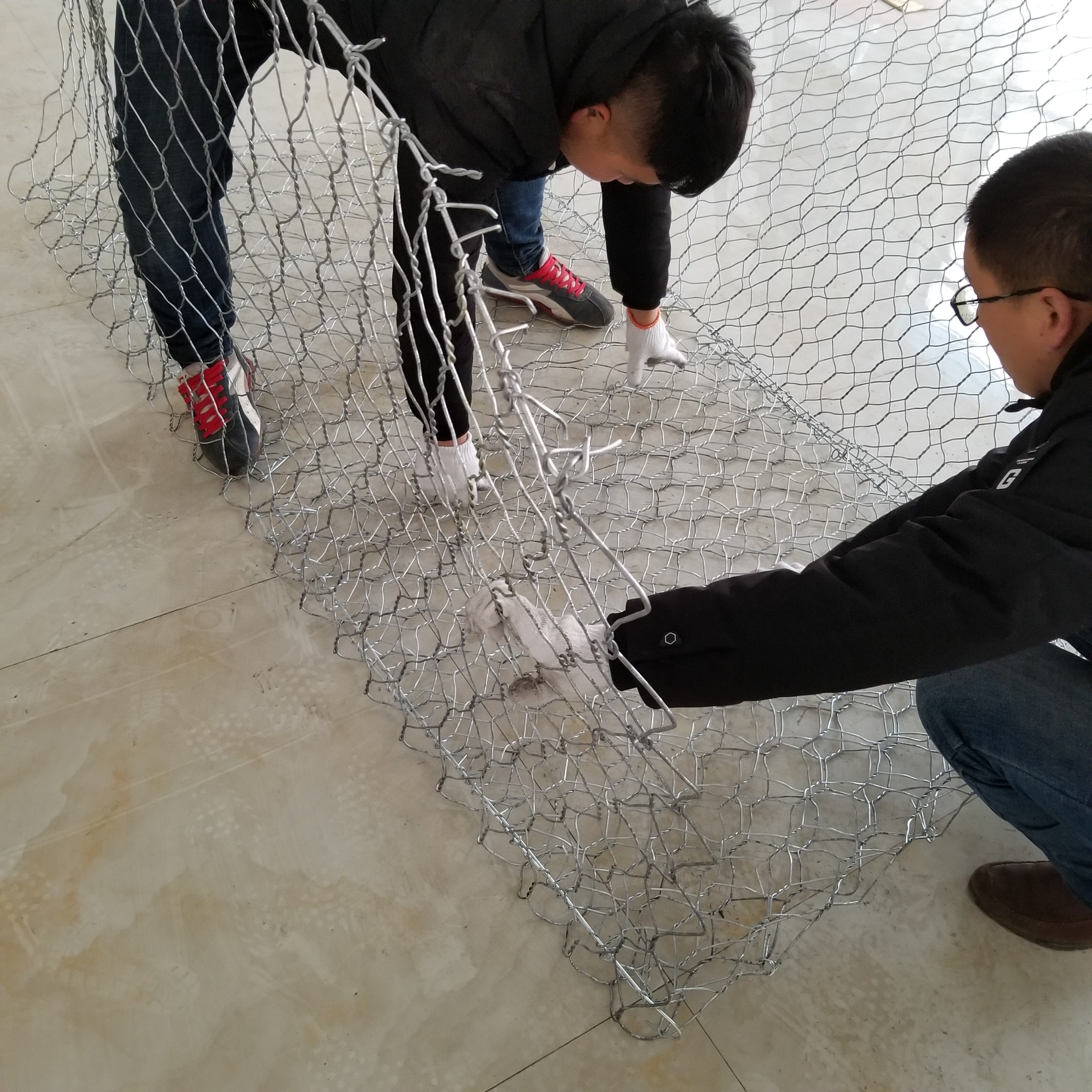 Heavy Duty Hexagonal Gabion Wall for Slope Protection River Bank Stabilization