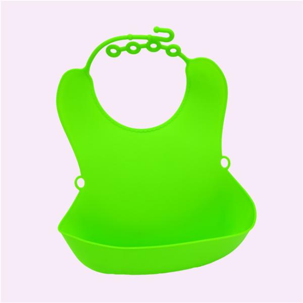 BPA Free Baby Waterproof Feeding Bibs , Washable Baby Bibs 0-3 Years Old Suitable