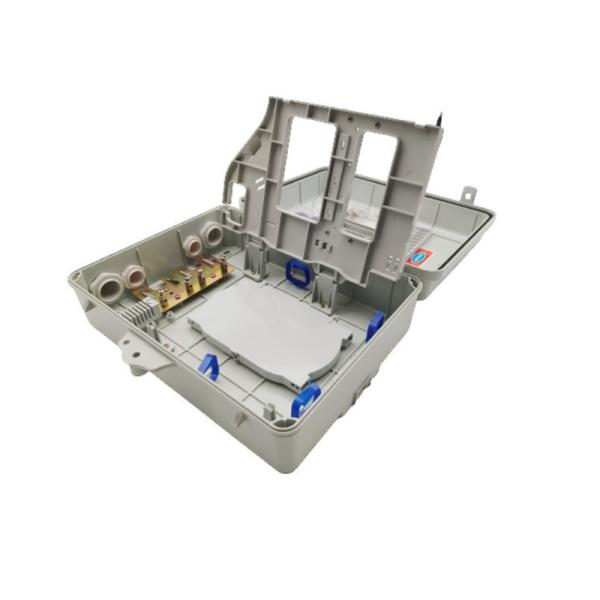 Material PP/PC/ABS 16 núcleos IP55 Caja de distribución de fibra óptica para ODF