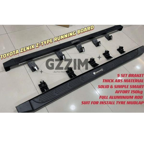 Toyota 2023 Innova Zennix Car Step Pedal Aluminum Alloy Rear Step For Pickup Truck Upgrades