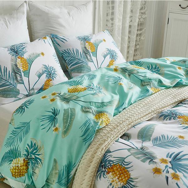 Girls Bed Sheet Fitted Beddings Bed Sheet Sets with Customized Color Flower Design