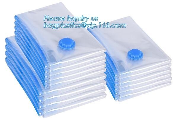 bedding with suction valve, Vacuum Bags Storage For Clothes With Pump, vacuum compressed bags, bagplastics, bagease