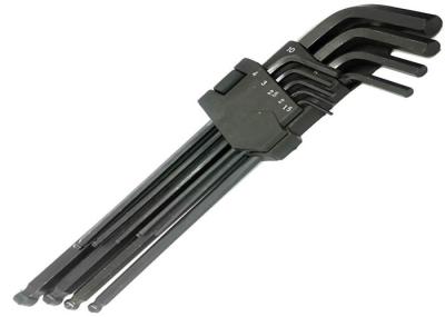 24mm 27mm L Tipo cabeça de bola chave hexagonal aço galvanizado B7 B7M revestimento de óxido negro DIN911