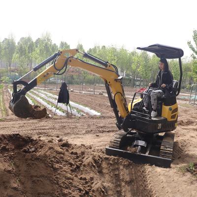 Hydraulic Mini Compact Crawler Excavator 2 Ton with Changchai 390 Engine