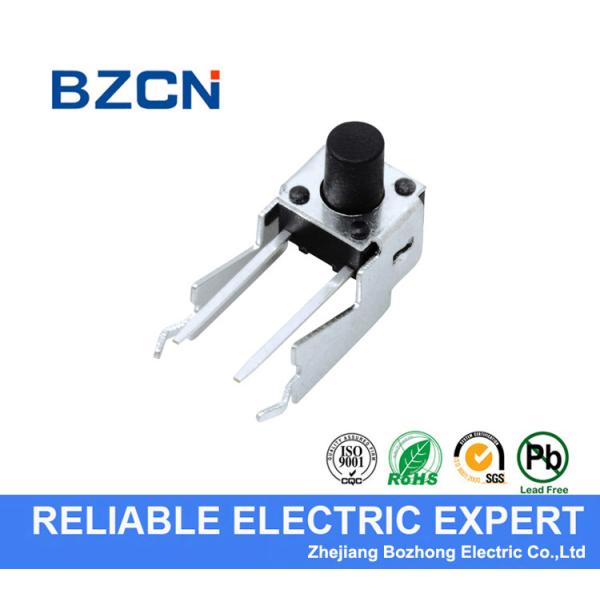 4 Pins Right Angle Tactile Switch Through Hole Bracket Type Insulation Heat Resistance
