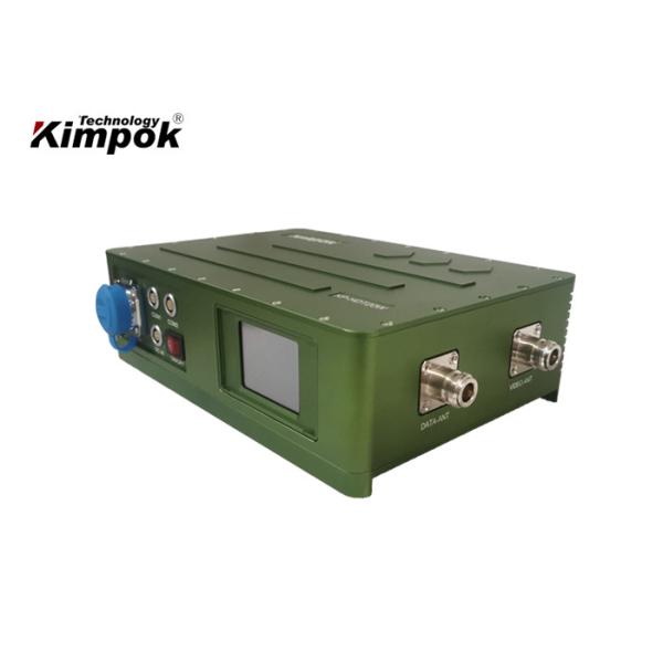 Vehicle Wireless Video Transmitter 10km In City Area COFDM Digital Sender H.265