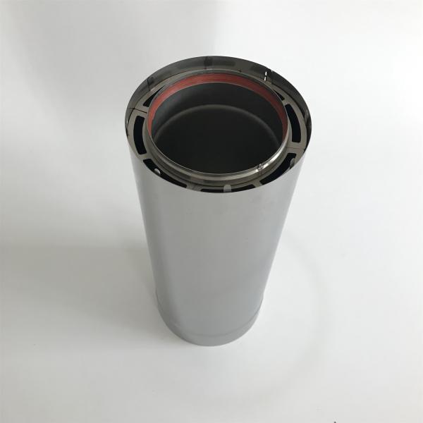 SS 304 Insert Flue Pellet Stove Chimney Pipe Accessories High Temperature Resistant
