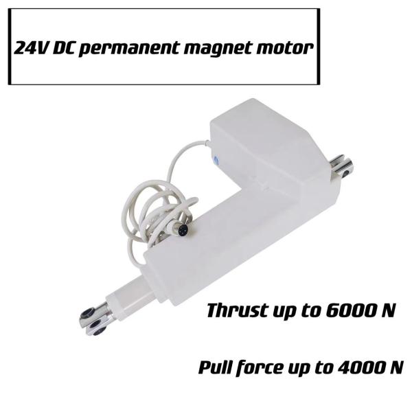 привод мотора постоянного магнита DC 24V белый линейный для медицинской кровати