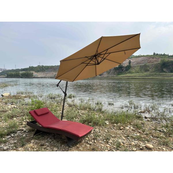 Shade Cantilever Outdoor Garden Parasol Patio Umbrellas Lounge Chair 11 Foot 12 Foot 13 Foot