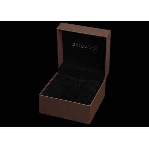 Пластмасса коробки дозора женщин подарка упаковывая покрыла элегантный стиль 100 * 100 * 75мм