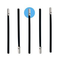 écouvillon principal de mousse de Cleanroom de petite éponge non pelucheuse de 3.2mm avec la poignée noire