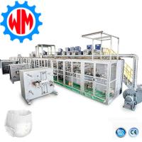 Fabrique de fournisseurs 800 pièces/min Machine de fabrication de couches pour bébés Contrôle PLC Maintenance facile