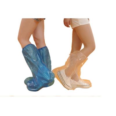 Clear Plastic Disposable Boot Covers Work Boot Covers Excellent Strength
