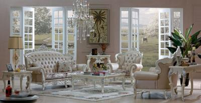 Luxury Hand Carving Velvet Classic 6 Seaters Antique Living Room Furniture Sofa Set