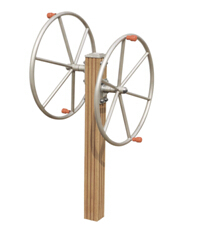 outdoor exercise equipment WPC materials based Elliptical Trainer-LK-T01