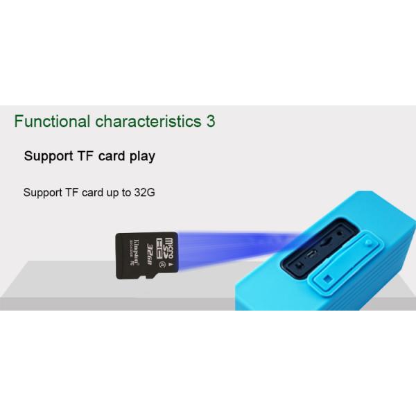 Диктор USB аудио Bluetooth цифров водоустойчивого диктора куба партии SOS BK3.0