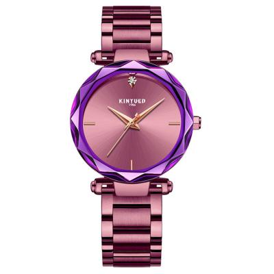 Stainless steel band high quality quartz movement women stainless steel band  waterproof wrist watch