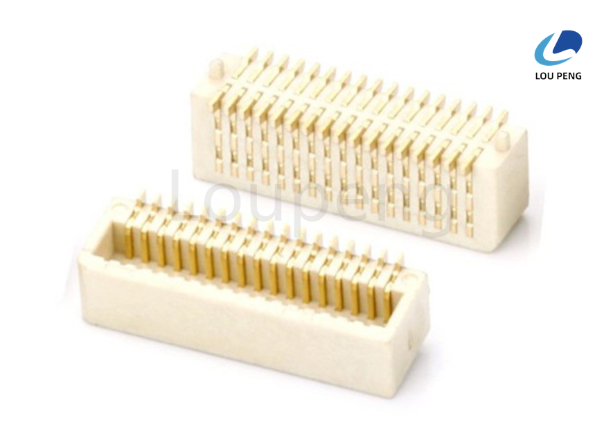 Insertion Force 15N Per Pin Max 40N Max Total Board Mount Connector System With Contact Plating Gold Plated and Tin Plated