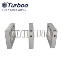 Porta de aço inoxidável da barreira do balanço, portas automáticas de Turnstyle com leitor de cartão