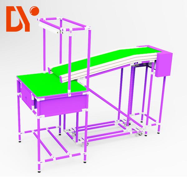 Automated Assembly Line Workstations High Load Capacity DY157 With Conveyor Belt