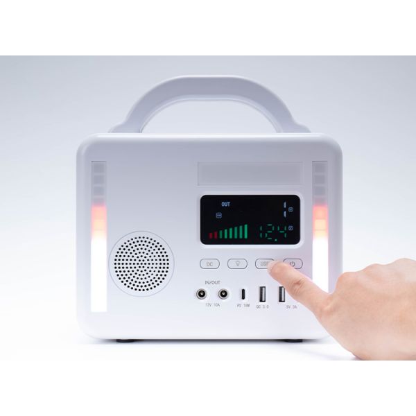 Hot Sale 200W Lithium Ion Portable Solar Generator Small Outdoor Power Bank Station MPPT Controller EU Home Use Car Cheap Price