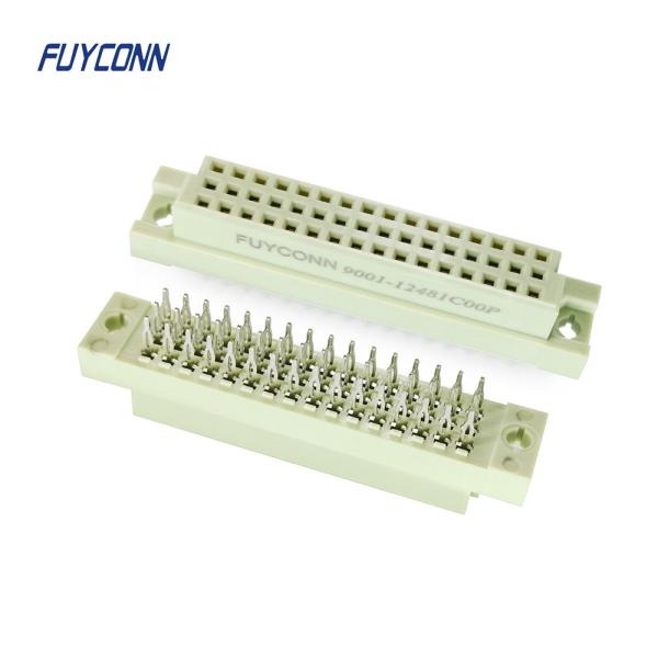 conector fêmea de 3*16pin 32pin 48pin Eurocard com Pin de Solderless