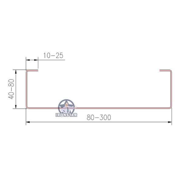 “Full Automatic CZ Channel Roll Forming Machine C Z Purlin Making Machine Adjustable Size ”