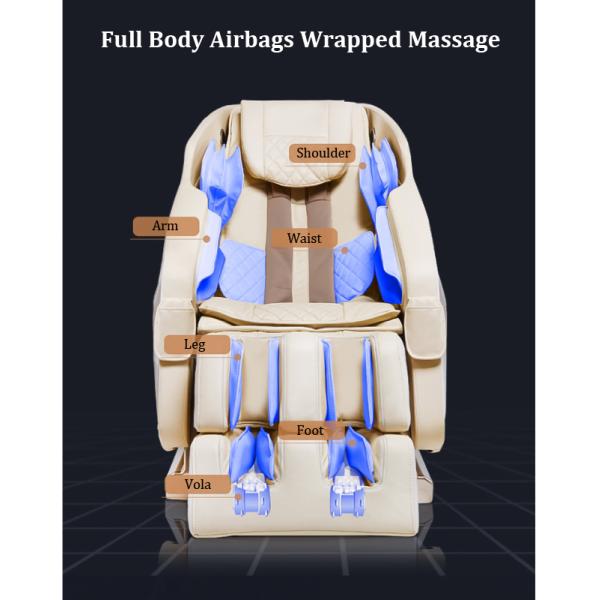 2d Luxury Zero Gravity Leather Recliner Massage Chairs TFT HD ISO9001