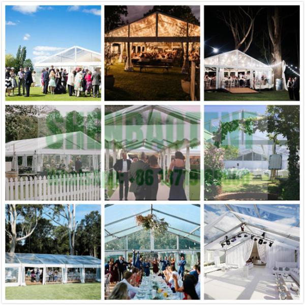 Summer Holiday Transparent Marquee Tent Wedding Family Party Event Stable