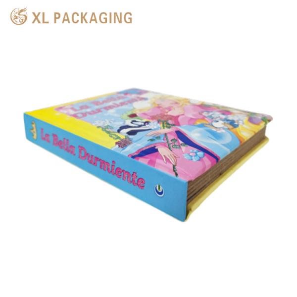 XL Packaging Custom Book Printing Custom Eco-Friendly Full Color Kids Print Books On Demand Baby English Round Corner Card Board Book Printing