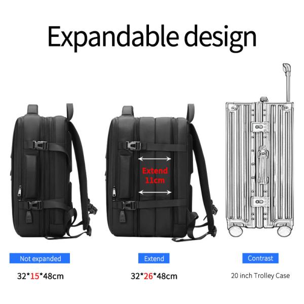 Factory wholesale New large capacity raincoat backpack business travel laptop backpack bag men