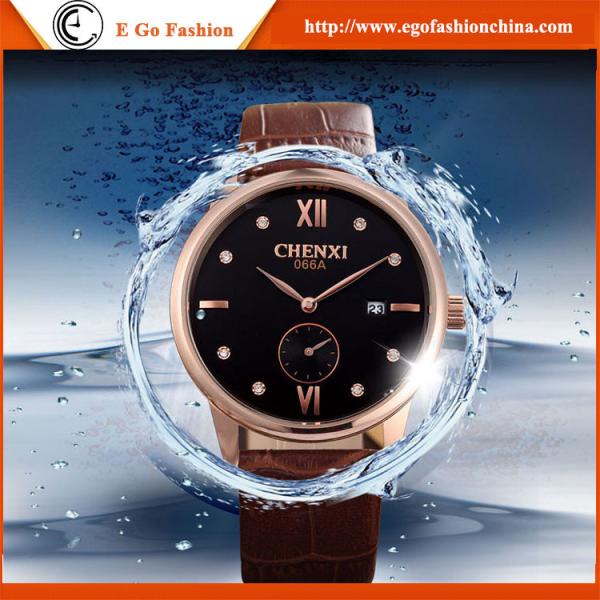 066A Rose Gold Roma Marks Stainless Steel Caseback Watch Quartz Movement Japan Watch OEM