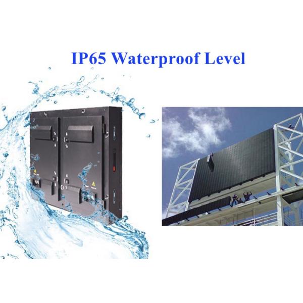 10mm Pixel Pitch Outdoor Electronic Led Billboards High Brightness Waterproof IP65