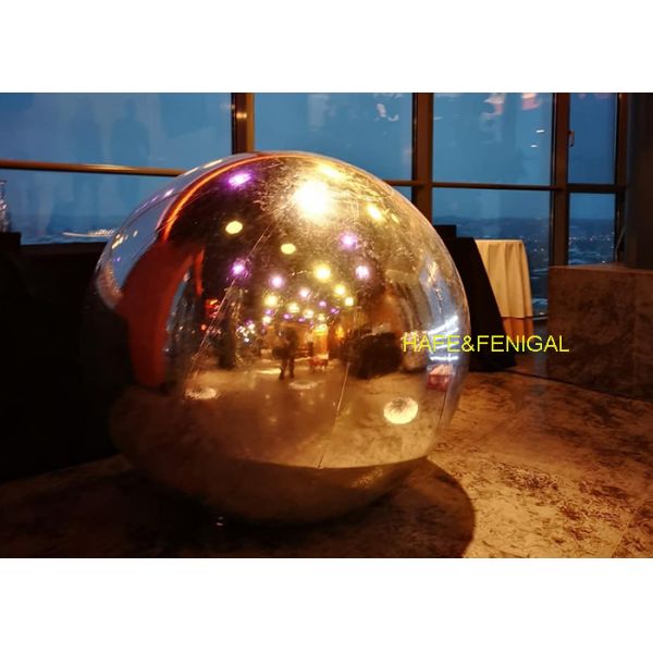 Pink Purple Gold Durable Dual-Layer PVC Reflective Mirror Balloons For Christmas