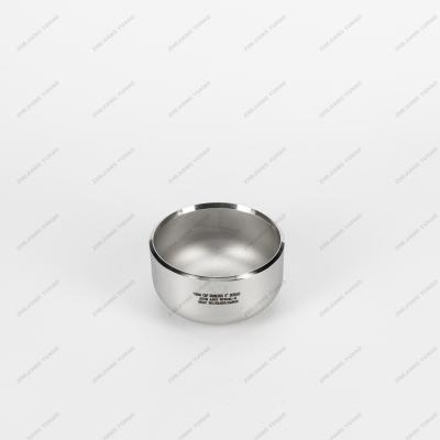 SCH10 To SCH160 Stainless Steel Buttweld Caps ASTM Butt Welded Pipe Fittings