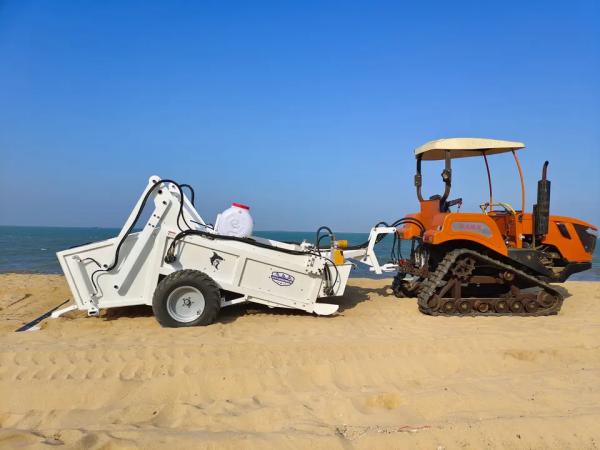 HANDSOMER 1900 Tractor Towable Beach Cleaner | 1.9m Hydraulic Vibration Sand Sifting Machine